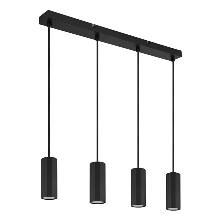 Globo - Żyrandol na lince 4xGU10/25W/230V czarny