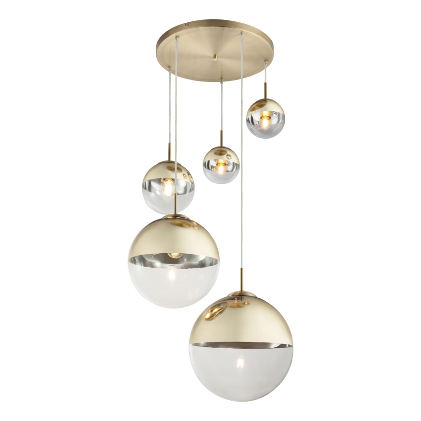 Globo - Żyrandol na lince 5xE27/40W/230V śr. 65 cm