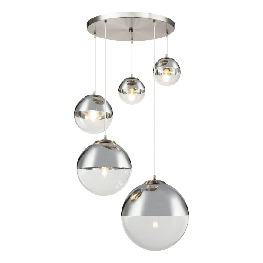 Globo - Żyrandol na lince 5xE27/60W/230V śr. 65 cm