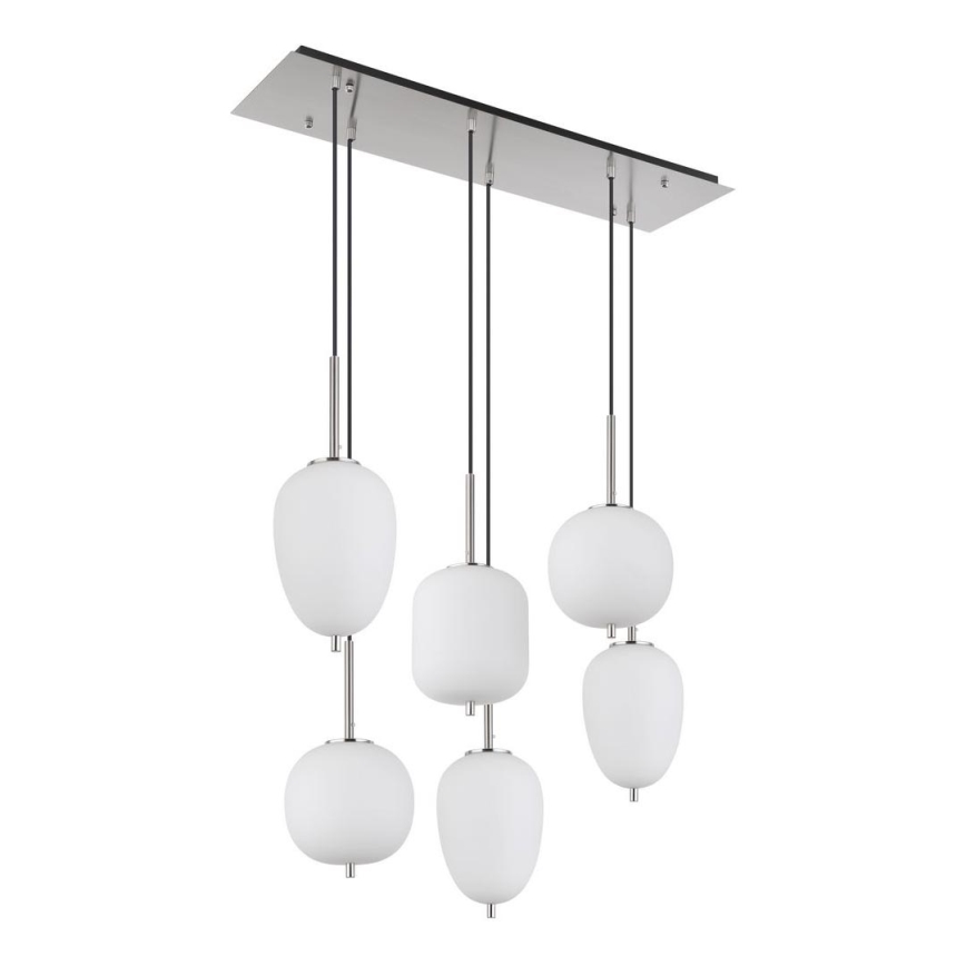 Globo - Żyrandol na lince 6xE14/40W/230V chrom błyszczący