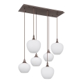 Globo - Żyrandol na lince 6xE27/40W/230V biały