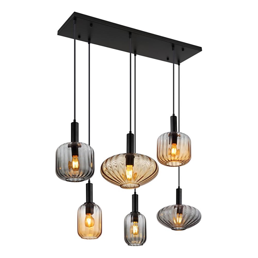 Globo - Żyrandol na lince 6xE27/60W/230V