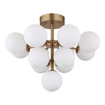 Globo - Żyrandol natynkowy 13xG9/5W/230V śr. 56 cm złoty