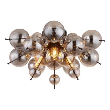 Globo - Żyrandol natynkowy 3xE14/25W/230V śr. 55 cm czarne