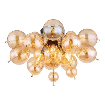 Globo - Żyrandol natynkowy 3xE14/25W/230V śr. 55 cm zl.