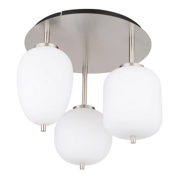 Globo - Żyrandol natynkowy 3xE14/40W/230V chrom błyszczący