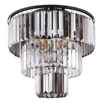 Globo - Żyrandol natynkowy 3xE27/40W/230V śr. 40 cm czarny