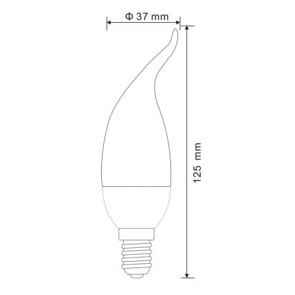 Globo - ZESTAW 2x LED Żarówka E14/3W/230V 3000K