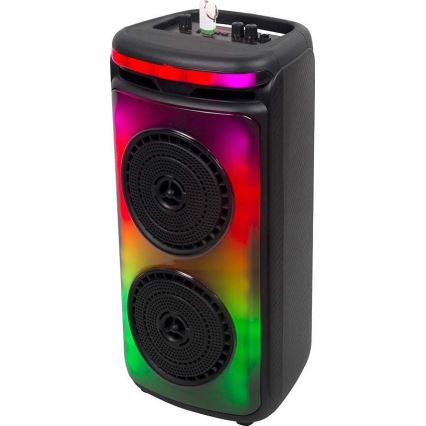 Głośnik akumulatorowy LED RGB z mikrofonem 400W/2400 mAh + zdalne sterowanie