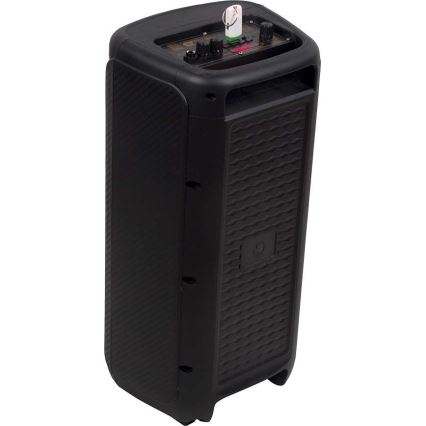 Głośnik akumulatorowy LED RGB z mikrofonem 400W/2400 mAh + zdalne sterowanie
