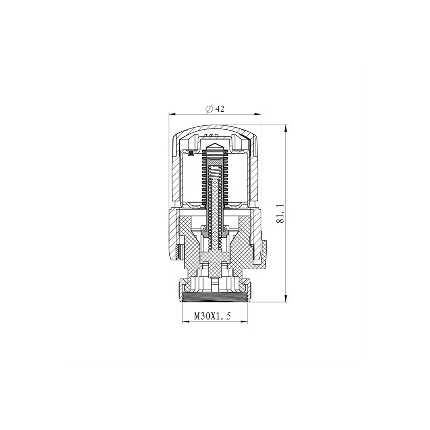 Głowica termostatyczna M30x1,5