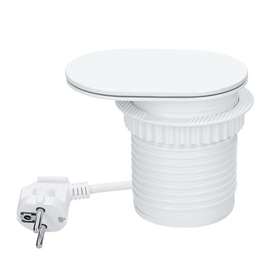 Gniazdko podtynkowe 20 W, 1 gniazdo + USB A+C, białe