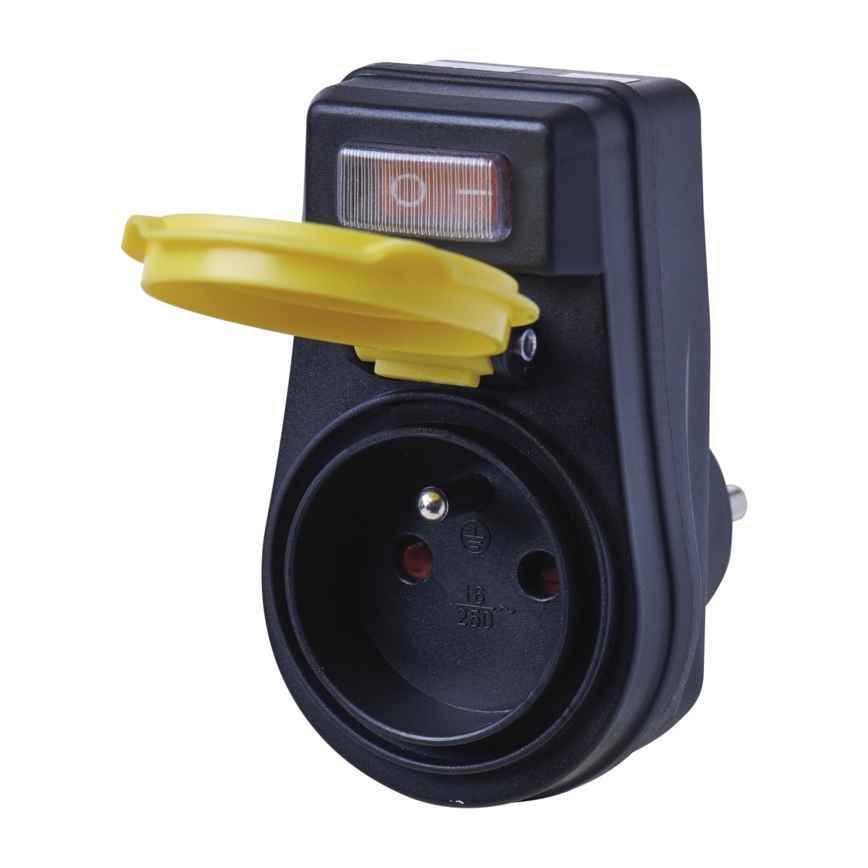 Gniazdo zewnętrzne z wyłącznikiem FRENCH 250V/16A IP44