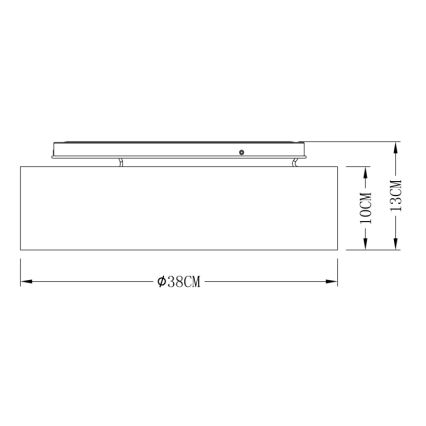 Globo - LED Plafon LED/20W/230V