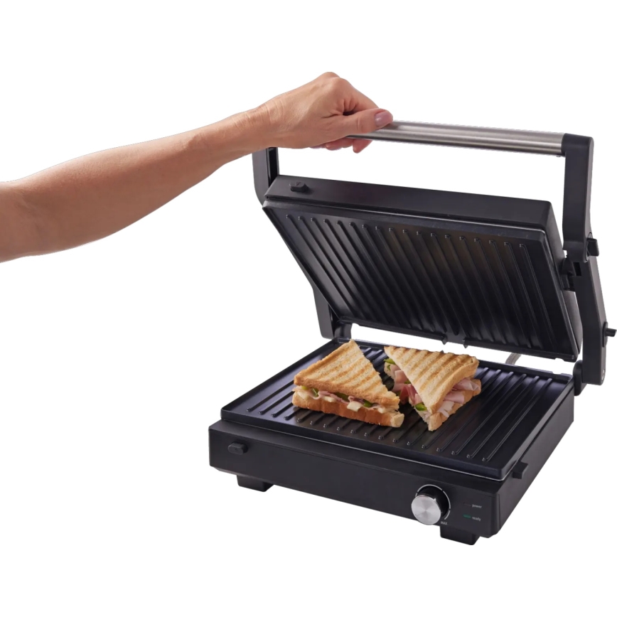 GORENJE GCG2000M - Grill kontaktowy 1800 W/230 V czarny