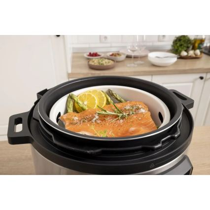 GORENJE GMC6SBK - Wielofunkcyjny multicooker 6 l 8 w 1 1000 W/230 V ze stali nierdzewnej