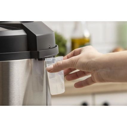 GORENJE GMC6SBK - Wielofunkcyjny multicooker 6 l 8 w 1 1000 W/230 V ze stali nierdzewnej