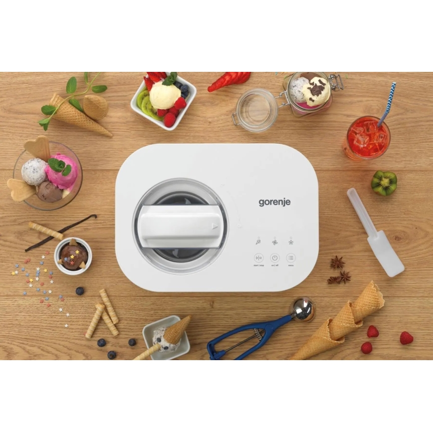 GORENJE ICM10W - Maszynka do lodów 100W/230V biała