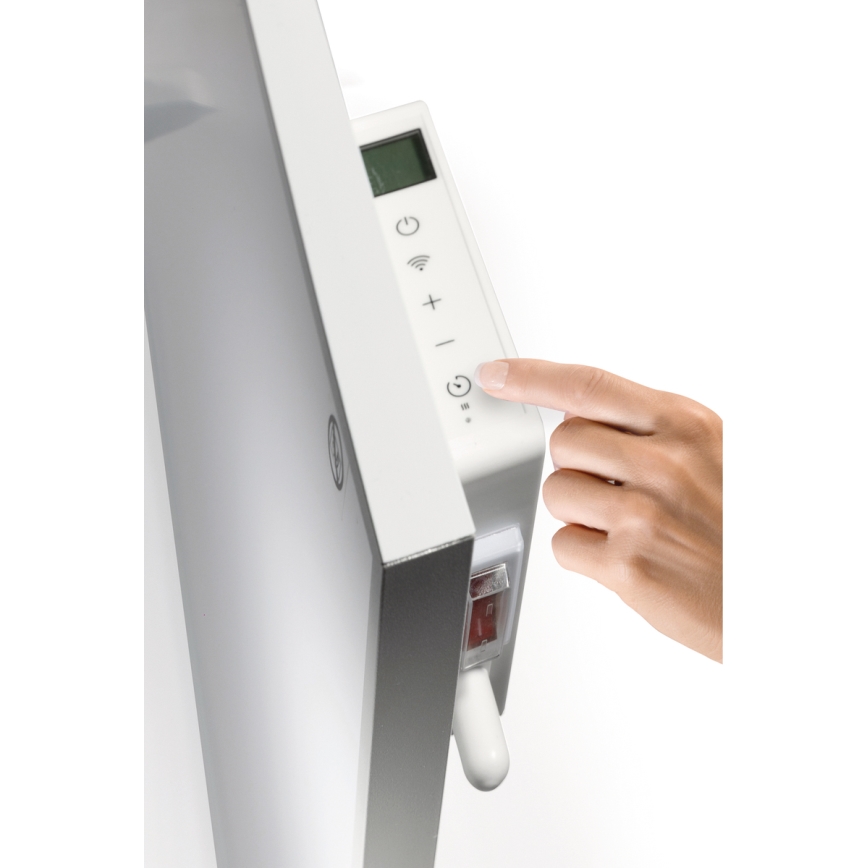 GORENJE IR540W - Inteligentny elektryczny panel na podczerwień 540 W z programatorem czasowym i łącznością Wi‑Fi, czarny