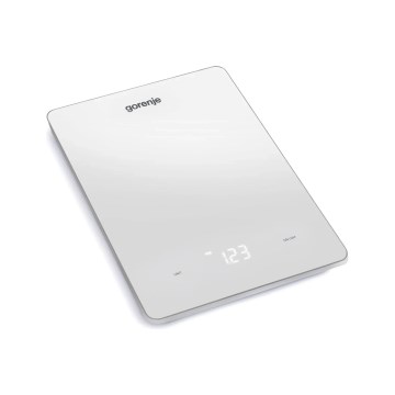GORENJE KT10LBW - Cyfrowa waga kuchenna 3xAAA biała