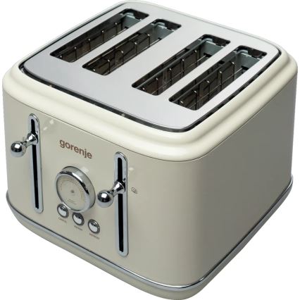GORENJE T2300CLIN - Toster z czterema otworami 1150W/230V beżowy