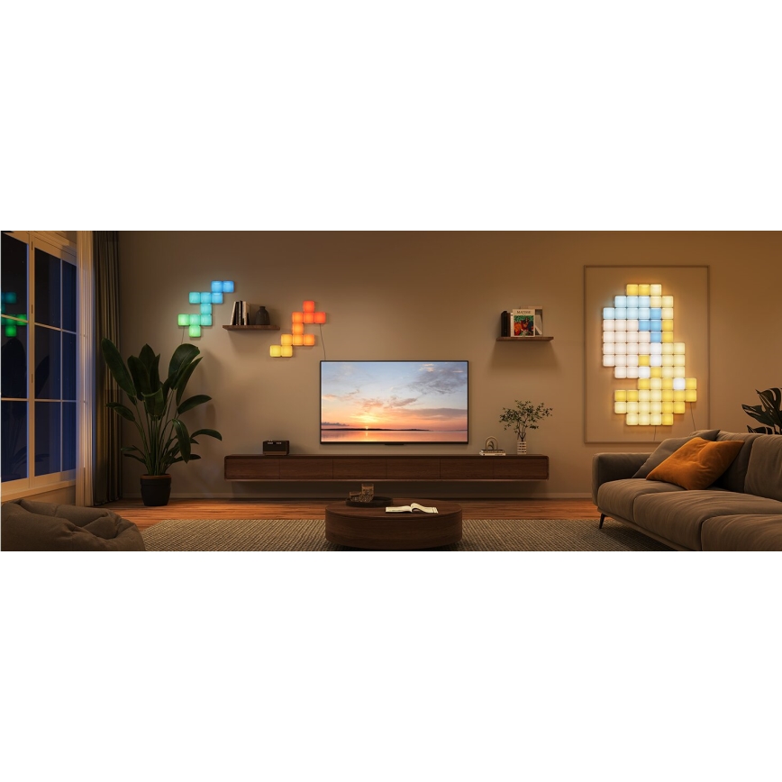 Govee - 10x Inteligentny mini RGBIC panel Wi-Fi