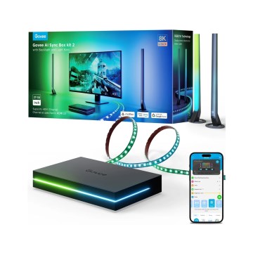 Govee - AI Sync Box Kit 2 Inteligentny zestaw oświetlenia PC 27-34