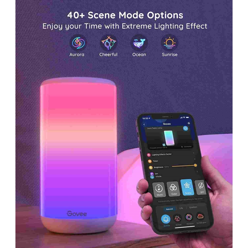 Govee - Aura SMART RGBIC Lampa stołowa Wi-Fi