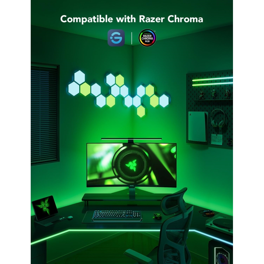 Govee - Dreamview G1 Inteligentne LED RGBIC oświetlenie monitora 27-34" Wi-Fi