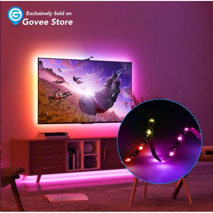 Govee - DreamView TV 75-85" SMART LED podświetlenie RGBIC Wi-Fi + pilot zdalnego sterowania