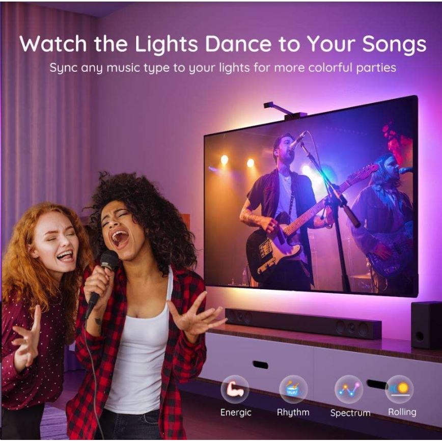Govee - DreamView TV 75-85" SMART LED podświetlenie RGBIC Wi-Fi + pilot zdalnego sterowania