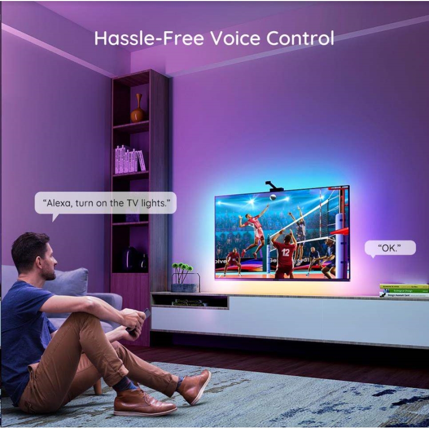 Govee - DreamView TV 75-85" SMART LED podświetlenie RGBIC Wi-Fi + pilot zdalnego sterowania
