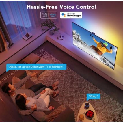 Govee - DreamView TV 75-85" SMART LED podświetlenie RGBIC Wi-Fi + pilot zdalnego sterowania