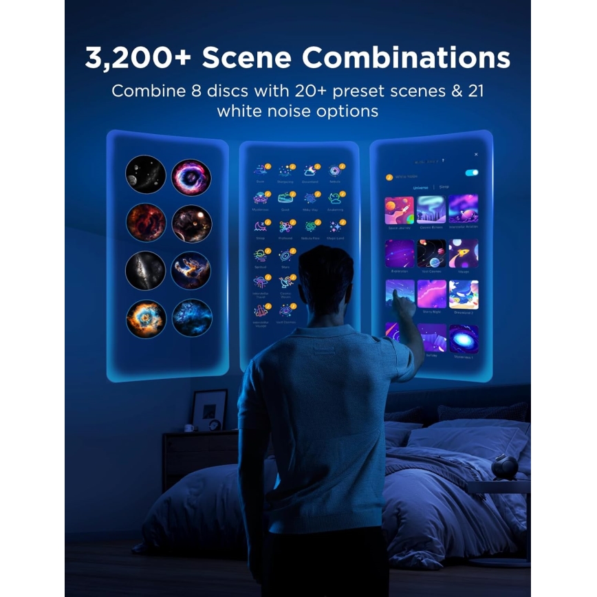 Govee - Galaxy Light Projector 2 Pro Matter z głośnikiem Wi-Fi