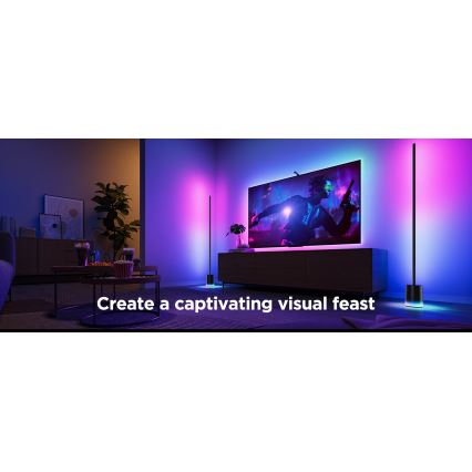 Govee - LED Lampa podłogowa ściemnialna Smart MATTER LED RGBICWW 2200-6500K Wi-Fi + zdalne sterowanie
