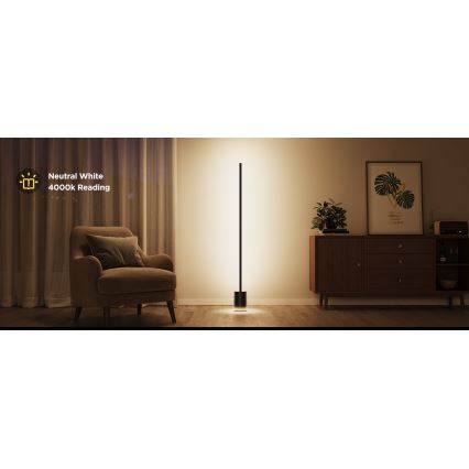Govee - LED Lampa podłogowa ściemnialna Smart MATTER LED RGBICWW 2200-6500K Wi-Fi + zdalne sterowanie
