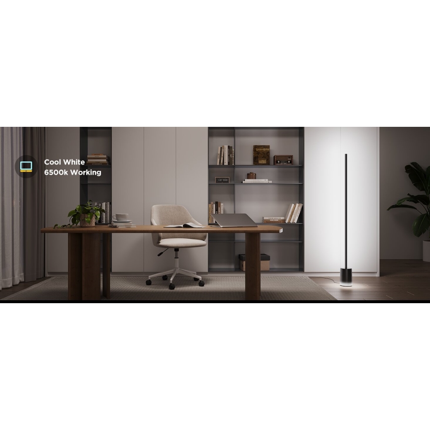 Govee - LED Lampa podłogowa ściemnialna Smart MATTER LED RGBICWW 2200-6500K Wi-Fi + zdalne sterowanie
