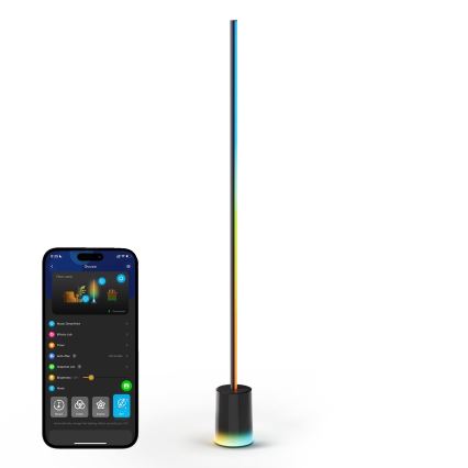 Govee - LED Lampa podłogowa ściemnialna Smart MATTER LED RGBICWW 2200-6500K Wi-Fi + zdalne sterowanie