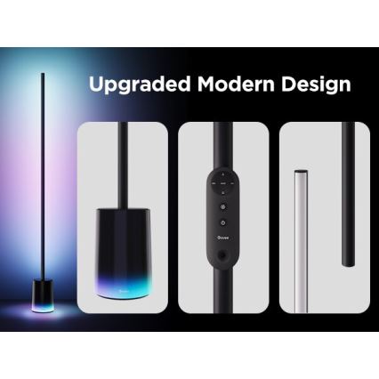 Govee - LED Lampa podłogowa ściemnialna Smart MATTER LED RGBICWW 2200-6500K Wi-Fi + zdalne sterowanie