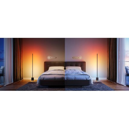 Govee - LED Lampa podłogowa ściemnialna z głośnikiem Pro RGBICWW 2200-6500K Wi-Fi + zdalne sterowanie