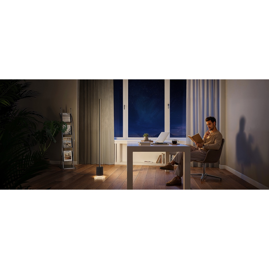 Govee - LED Lampa podłogowa ściemnialna z głośnikiem Pro RGBICWW 2200-6500K Wi-Fi + zdalne sterowanie