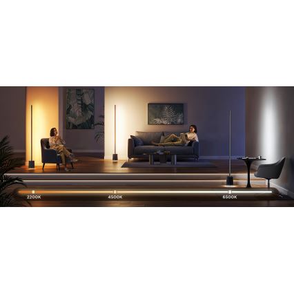 Govee - LED Lampa podłogowa ściemnialna z głośnikiem Pro RGBICWW 2200-6500K Wi-Fi + zdalne sterowanie