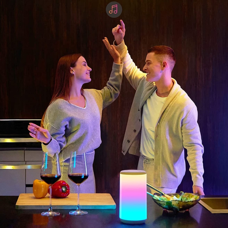 Govee - LED RGBIC Lampa ściemnialna stołowa AURA 2 2200-6500K Wi-Fi Matter