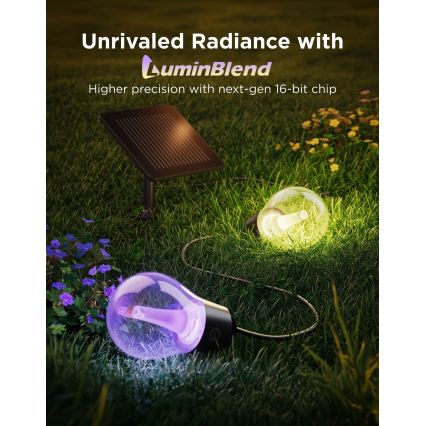 Govee - LED RGBICW Łańcuch solarny 8xLED/6W/5V Wi-Fi Matter IP67