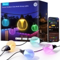 Govee - LED RGBICW Ściemnialny zewnętrzny ozdobny łańcuch LED/24W/230V IP67 2700-6500K Wi-Fi