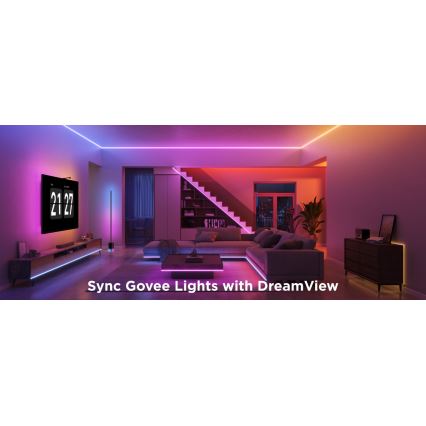 Govee - LED RGBICW Taśma ściemnialna COB 3780 diod 3m Wi-Fi Matter