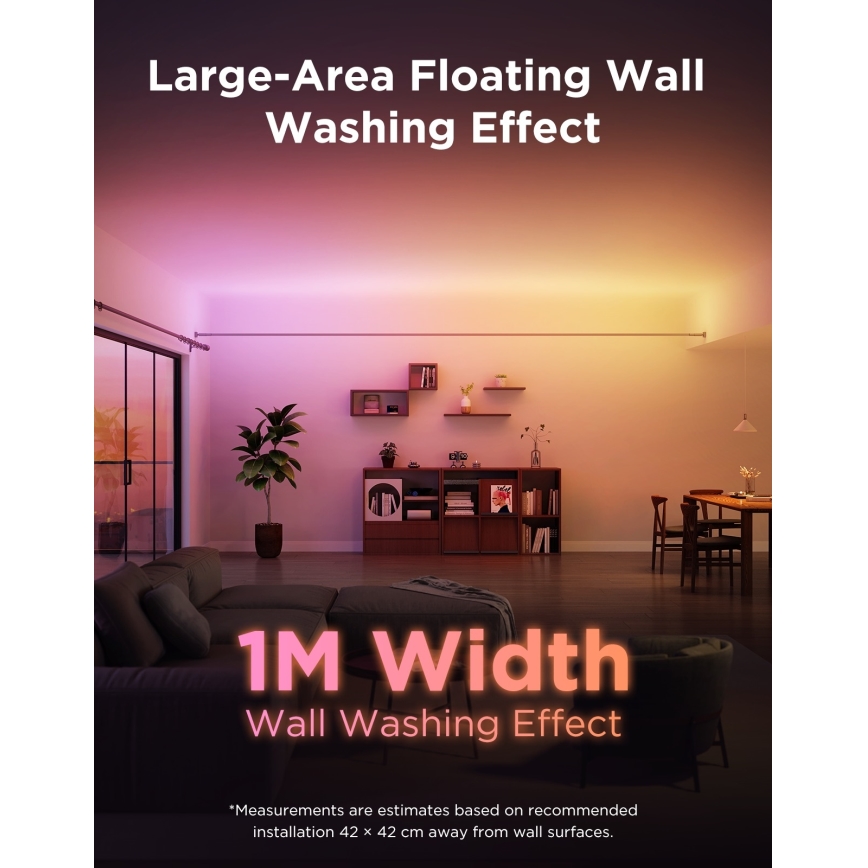 Govee - LED RGBICWW Podwieszana taśma LED/36W/24V 4m Skyline Matter Wi-Fi