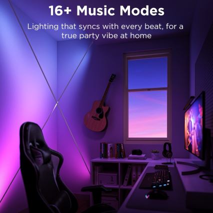 Govee - LED RGBICWW Podwieszana taśma LED/36W/24V 4m Skyline Matter Wi-Fi