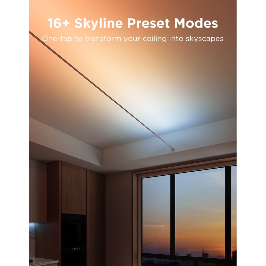 Govee - LED RGBICWW Podwieszana taśma LED/36W/24V 4m Skyline Matter Wi-Fi