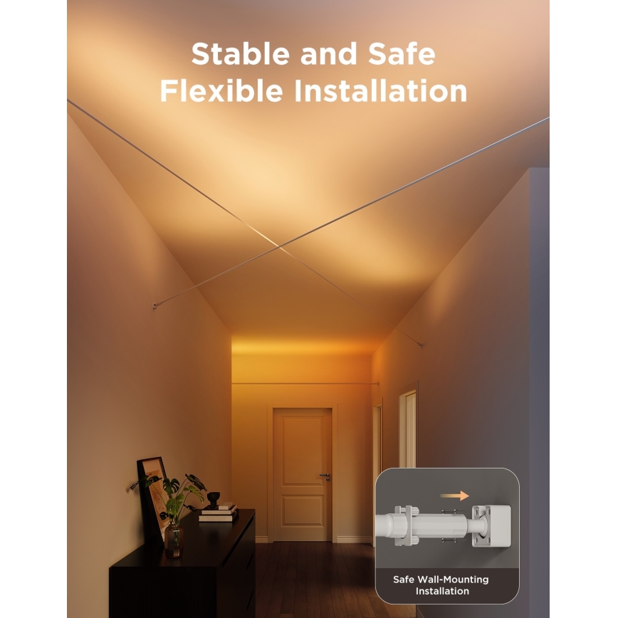 Govee - LED RGBICWW Podwieszana taśma LED/36W/24V 4m Skyline Matter Wi-Fi